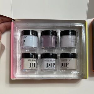 AzureBeauty Dip Powder Set - Lavender, Ivory, Beige